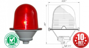 Светодиодный светильник « ELTI-ZOM» 10-15 W ( 12-48 V DC или 160-260V AC ) (Индустрия Света)