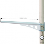 Кронштейн универсальный для опоры 76-127 мм, длина 1 м