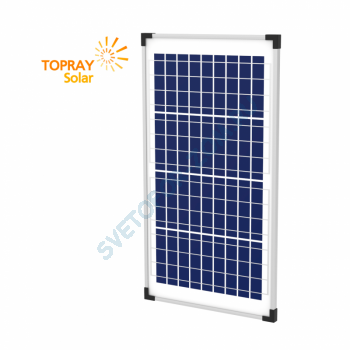 Солнечная батарея TopRay Solar поликристаллическая 30 Вт
