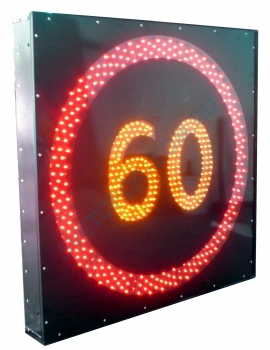 Табло светодиодное "Ограничение максимальной скорости" ОМС-60 (ограничение-60 км/ч)
