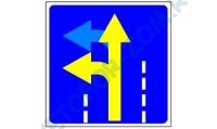 Управляемый светодиодный дорожный знак "Разрешенное движение по полосе" 5.15.2