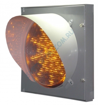Светофор светодиодный мигающий Т.7-(ИПП-200) - 12 в (Индикатор пешеходного перехода)