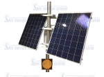 Светофор солнечный автономный на солнечных батареях LSE 500/200, автономный светофор Т 7