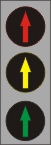 Светофор светодиодный транспортный Т1.1.2 (Д=200/200/200 мм) – все сигналы светофора