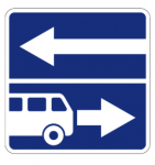 Выезд на дорогу с полосой для маршрутных транспортных средств 5.13.2