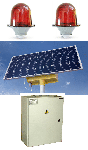 Светодиодный заградительный прибор на солнечной батарее  DIS-Автономия (производство Индустрия Света)