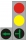 Светофор светодиодный транспортный Т1 л2 (Д=300 мм) + 1 доп. секция (стрелка влево) с экраном