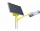 SGM светильник 20 вт (GM-150/75 SILVER + GSS-20/12 с датчиком) Светодиодный светильник с солнечной батареей